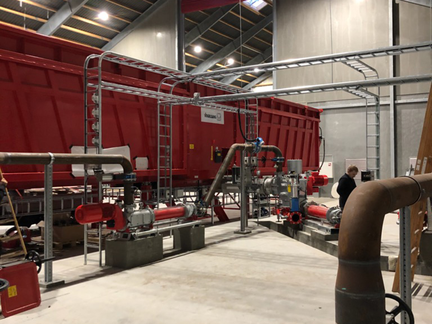 Teknisk Installation til Biogasanlægget hos Baanlev Biogas